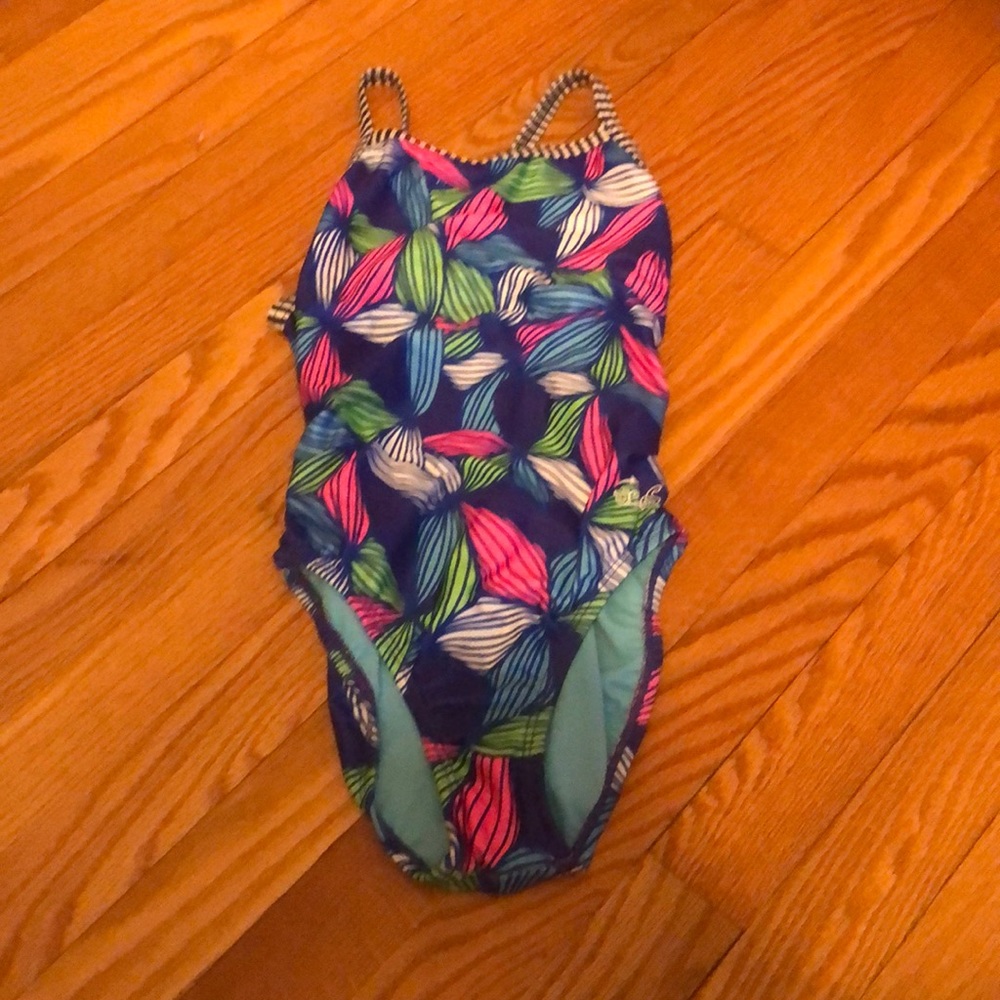 Uglies swimsuit, like new condition, and bright colors.